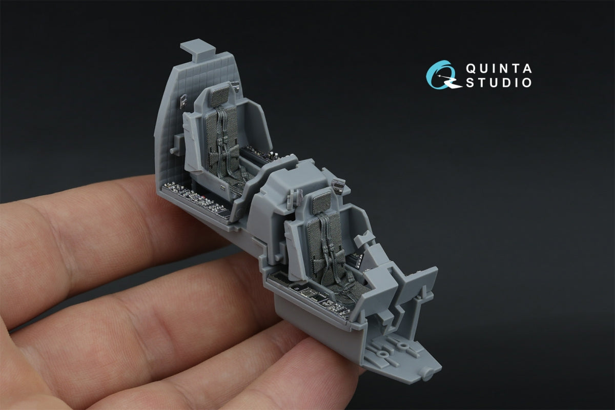 Quinta Studio QD48571 AH-64A 3D-Printed &amp;amp; colored Interior on decal paper (Hasegawa) 1/48 – Bild 10
