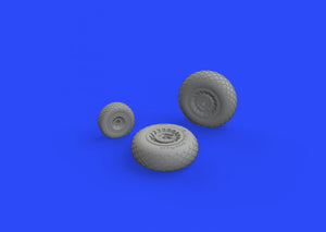 Eduard 672206 B-25 wheels HASEGAWA 1/72 – imagen 2