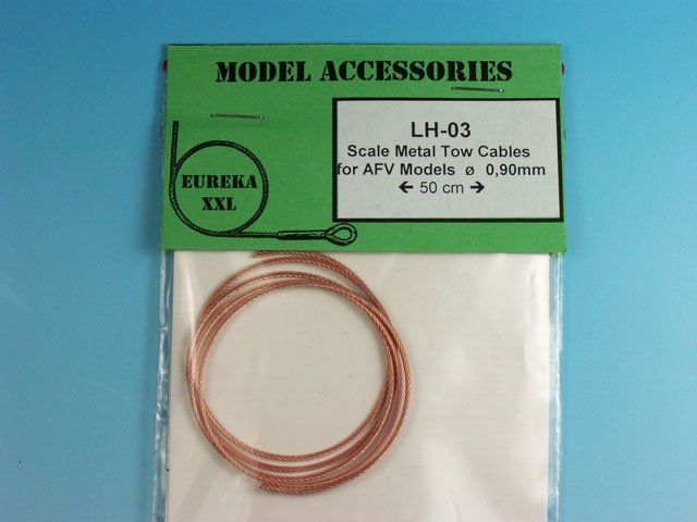 Eureka XXL LH-03 0.9mm x 50cm Metal wire rope, tow rope