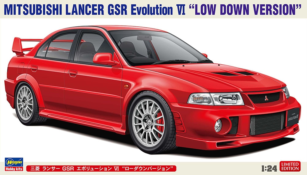 Hasegawa 20803 Mitsubishi Lancer GSR Evolution VI "Low Down Version" 1/24