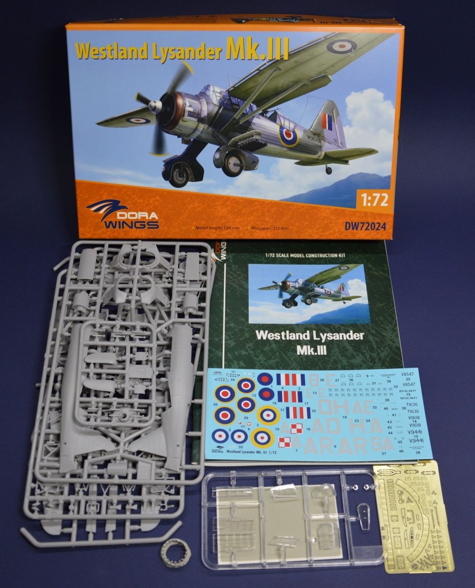 Dora Wings 72024 Westland Lysander Mk.III 1/72 – obrázek 2