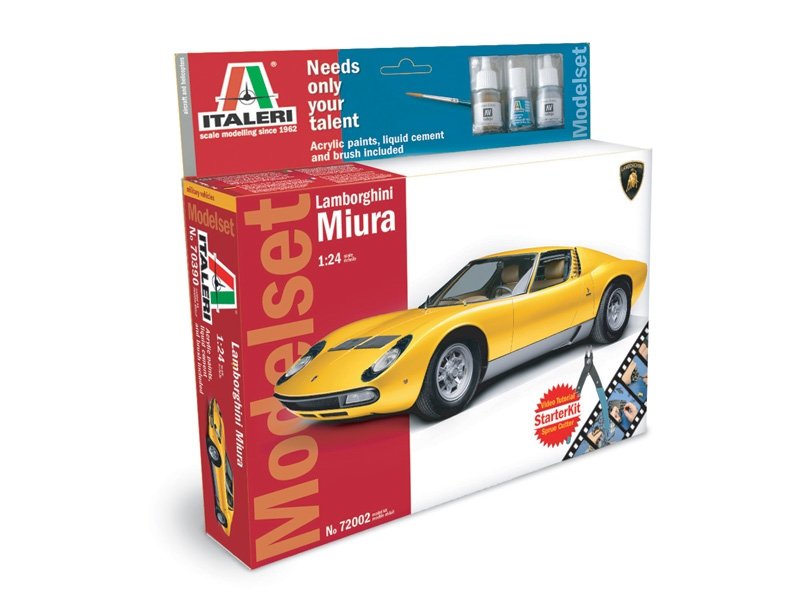 Italeri 72002 LAMBORGHINI MIURA Model Kit 1/24