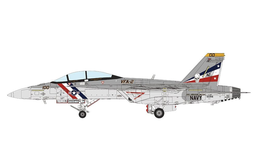 Meng LS-016 BOEING F/A-18F SUPER HORNET BOUNTY HUNTERS 1/48 – image 12