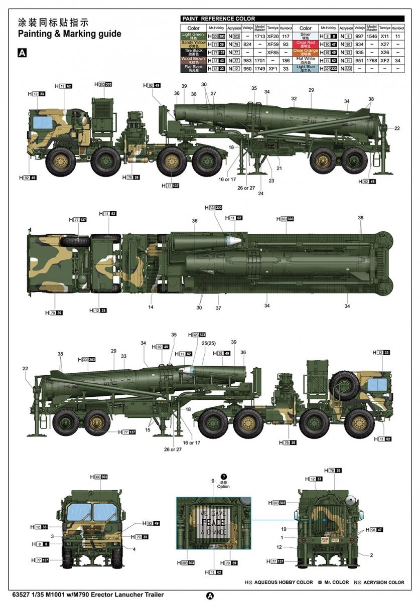 I Love Kit 63527 M1001 W/M790 Erector Lanucher Trailer 1/35 – image 5