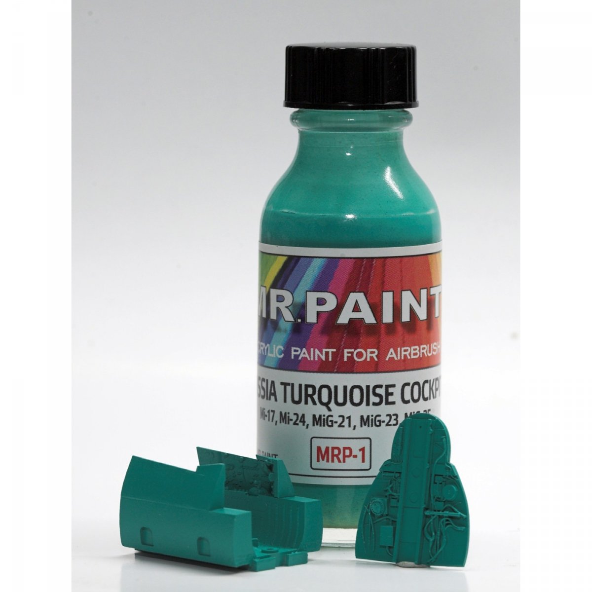 MR. Paint MRP-001 Russia Turquoise cockpit Mi-17/24, MIG-21/23/25/31 30ml – zdjęcie 4