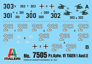 Italeri 7505 Pz. Kpfw. VI TIGER I Ausf. E 1/72 – Bild 6