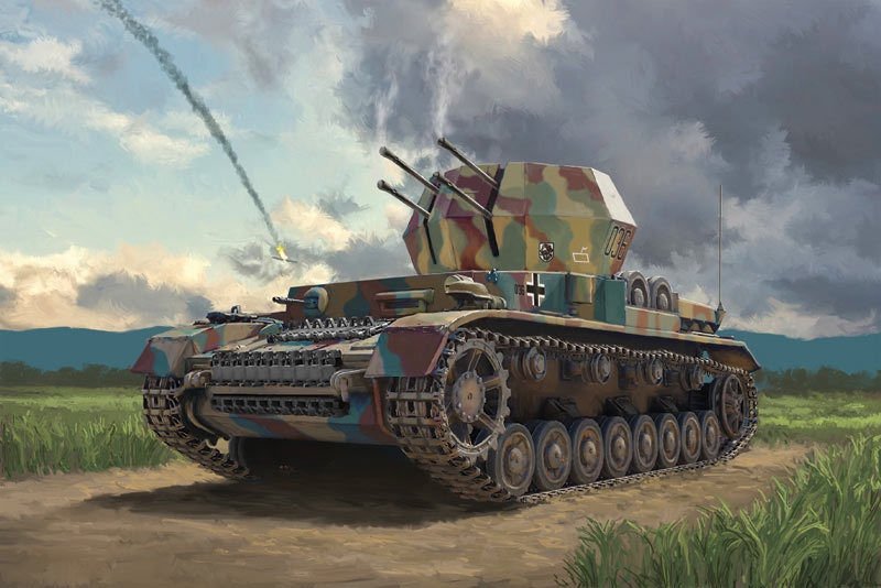 Italeri 7074 FLAKPANZER IV WIRBELWIND 1/72 – obrázek 2