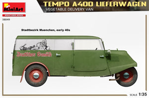 MiniArt 38049 TEMPO A400 LIEFERWAGEN. VEGETABLE DELIVERY VAN 1/35 – image 4