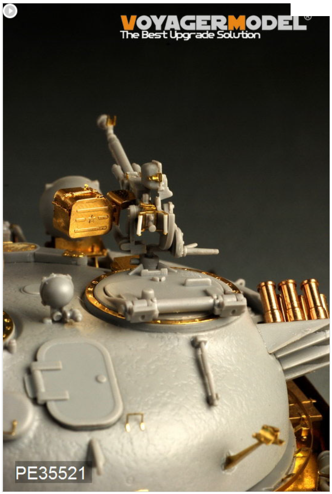 Maquette Voyager PE35521 Char moyen russe moderne T-62 Mod.1984 de base pour TRUMPETER 01554 1/35 – image 3