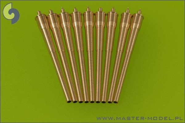 Master SM-700-036 USN 16in/45 (40.6 cm) Mark 6 barrels (9 pcs) - North Carolina and South Dakota battleship classes