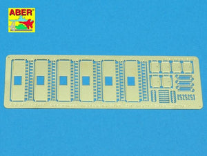 Aber 35A103 Armored personnel carriers side stowage bins doors for Sd. Kfz. 251, Ausf.D and Sd. Kfz. 250 Noah (1/35)