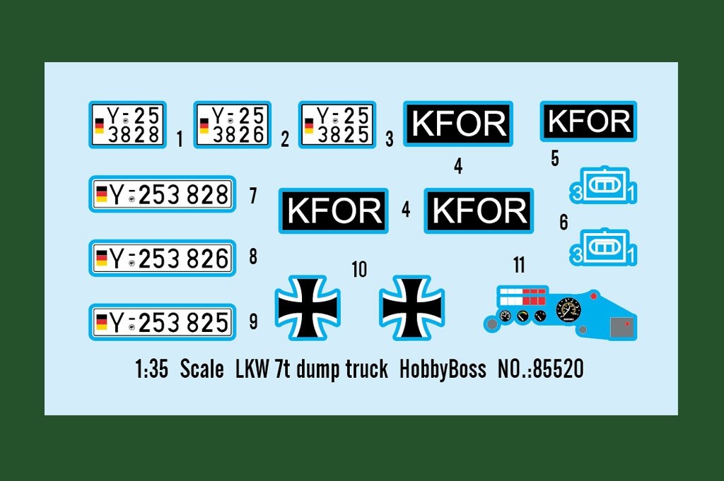 Hobby Boss 85520 LKW 7t dump truck 1/35 – Bild 4
