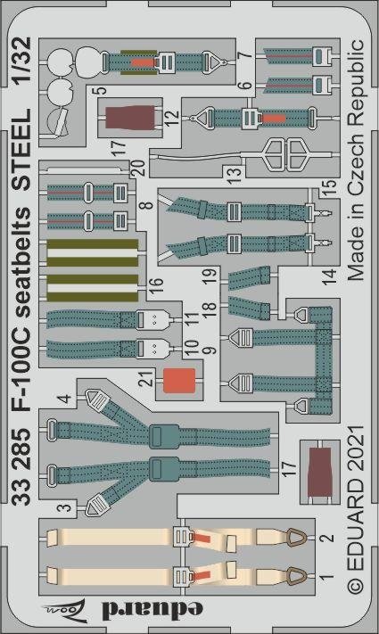 Eduard BIG33136 F-100C PART AND TRUMPETER 1/32 – image 4