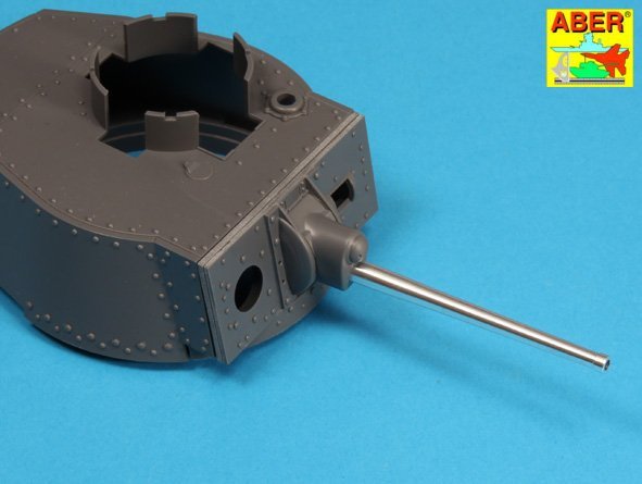 Aber 16L-07 German 3,7 cm KwK A 7 L/42 tank gun barrel for Pz.Kpfw. 38(t) 1/16 – Bild 3