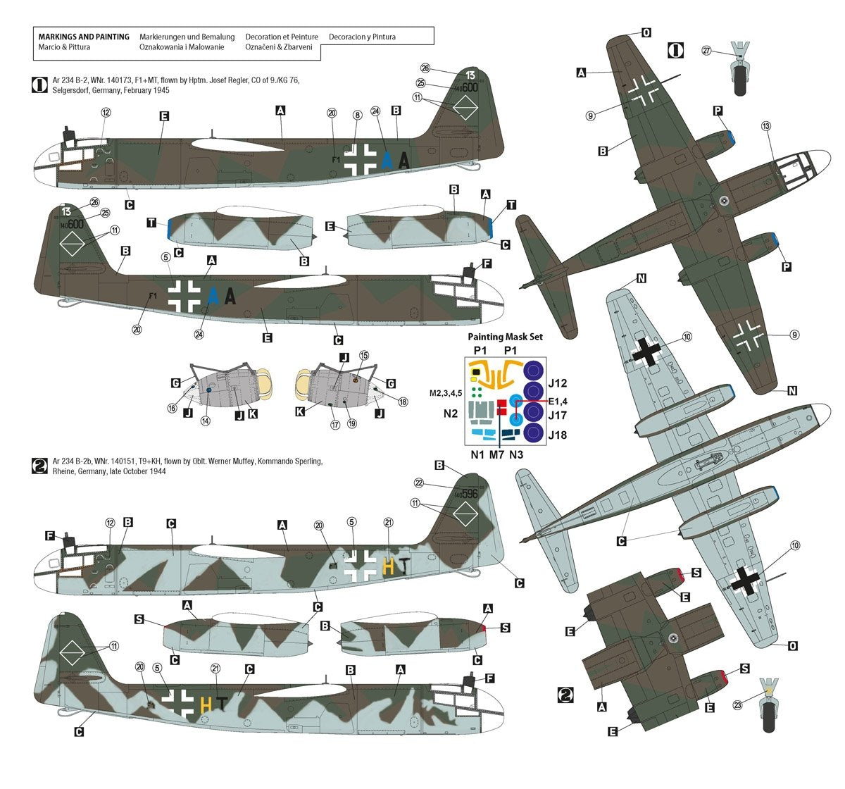 Hobby 2000 48010 Arado 234 B-2 End of War 1/48 – Bild 3