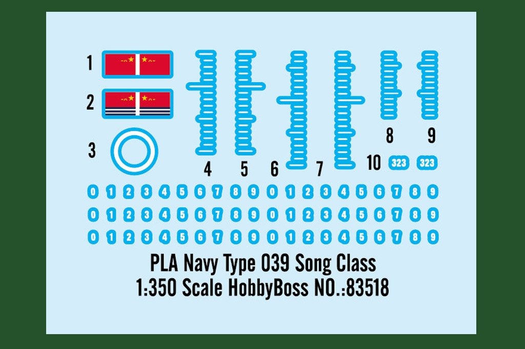 Hobby Boss 83518 PLA Navy Type 039 Song Class 1/350 – Bild 3