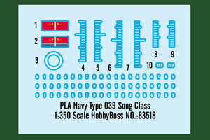 Hobby Boss 83518 PLA Navy Type 039 Song Class 1/350 – Bild 3