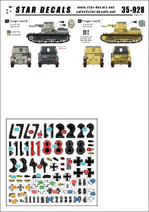 Star Decals 35-928 German Afrika Mix 4 1/35 – obrázek 2
