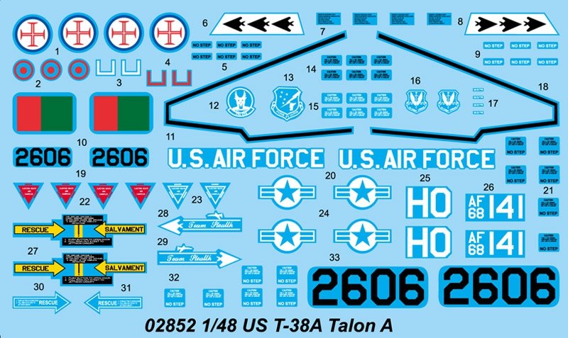 Trumpeter 02852 T-38A Talon 1/48 – image 3