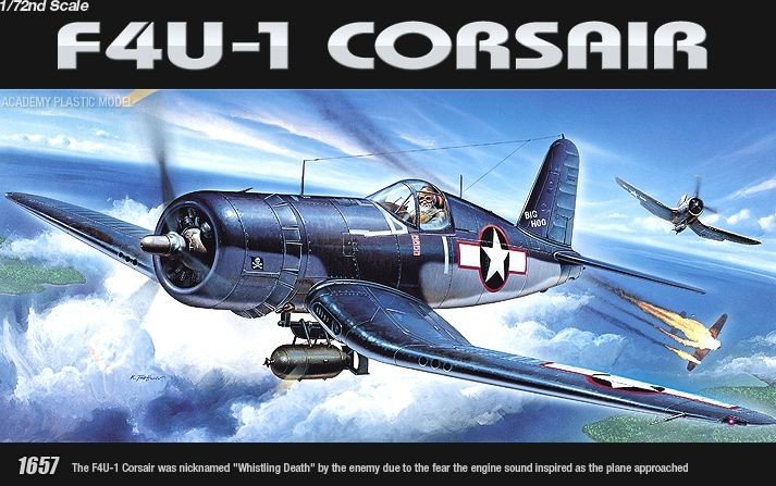 Academy 12457 F4U-1 Corsair 1/72 (1657)