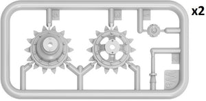 MiniArt 37060 T-62 WHEELS SET 1/35 – imagen 2