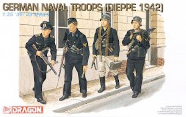 Dragon 6087 Troupes navales allemandes (Dieppe 1942) (1/35)
