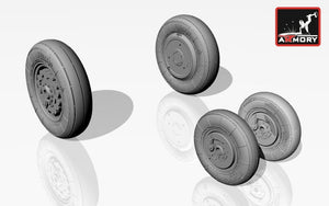 Armory Models AW48006 Sukhoj Su-7B (late)/BM/BMK wheels 1/48 – obrázek 2