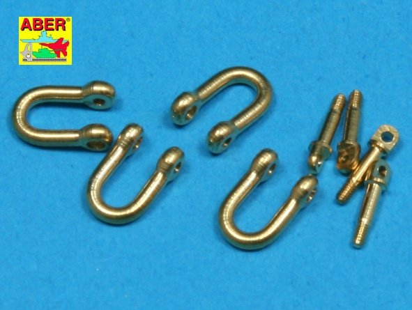 Aber R-13 Late model Shackle for Pz.Kpfw.VI Tiger Ausf.B x4pcs 1/35