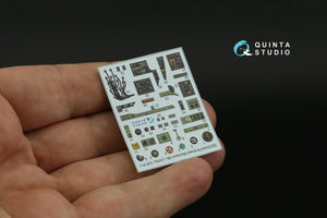 Quinta Studio QDS-48378 Bristol Blenheim Mk.I 3D-Printed &amp;amp; colored Interior on decal paper (Airfix) (Small version) 1/48 – immagine 10