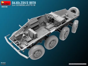 MiniArt 35431 Sd.Kfz.234/3 With 2cm Schwebelafette 38 1/35 – obrázek 9