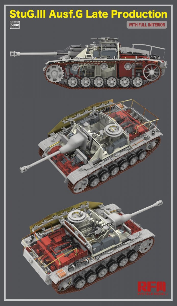 Rye Field Model 5088 StuG.III Ausf.G Late Production with full interior 1/35 – image 5