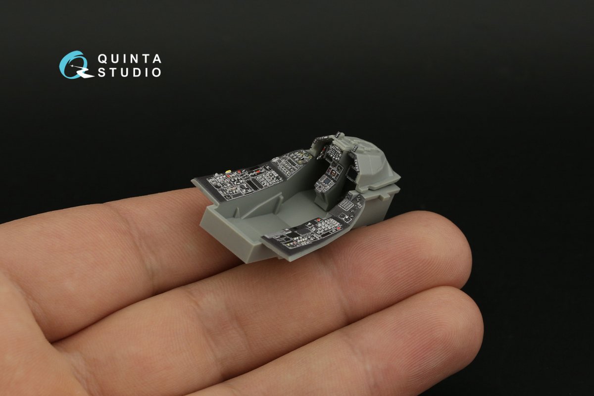 Quinta Studio QDS-48388 F-16A MLU 3D-Printed &amp;amp; coloured Interior on decal paper (Kinetic) (Small version) 1/48 – zdjęcie 9