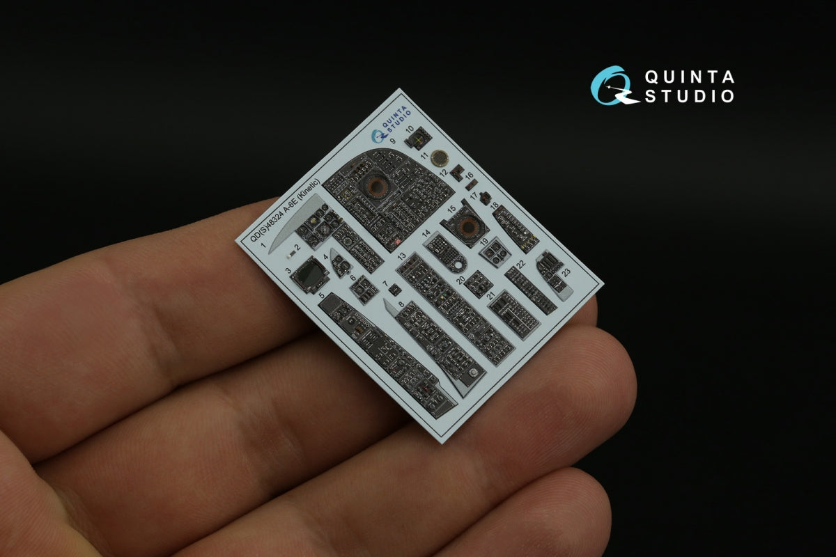 Quinta Studio QD48324 A-6E 3D-Printed colored Interior on decal paper (Kinetic) 1/48 – immagine 6