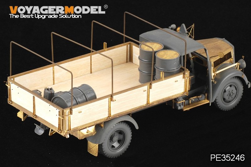 Voyager Model PE35246 WWII German Opel Blitz 3t. 4x2 Cargo Truck /Shallow Cargo Bay (For TAMIYA 35291) 1/35 – image 4