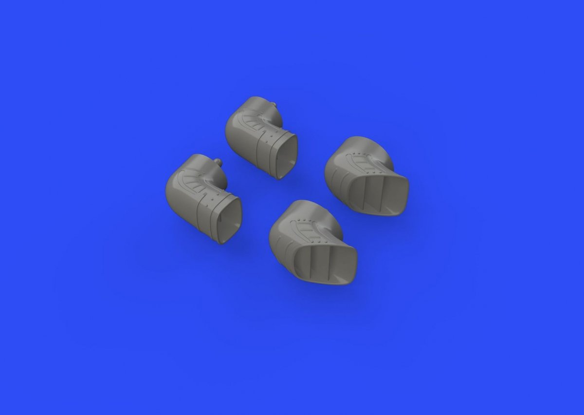 Eduard 648267 Harrier GR Mk.7/9 exhaust nozzles EDUARD, HASEGAWA 1/48 – Bild 4