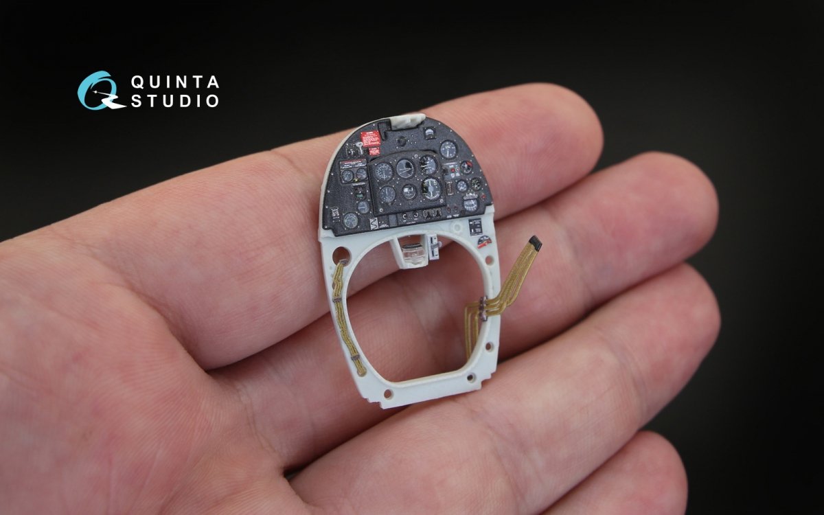 Quinta Studio QD32044 Spitfire Mk. IX 3D-Printed &amp;amp; colored Interior on decal paper (for Revell kit) 1/32 – Bild 7