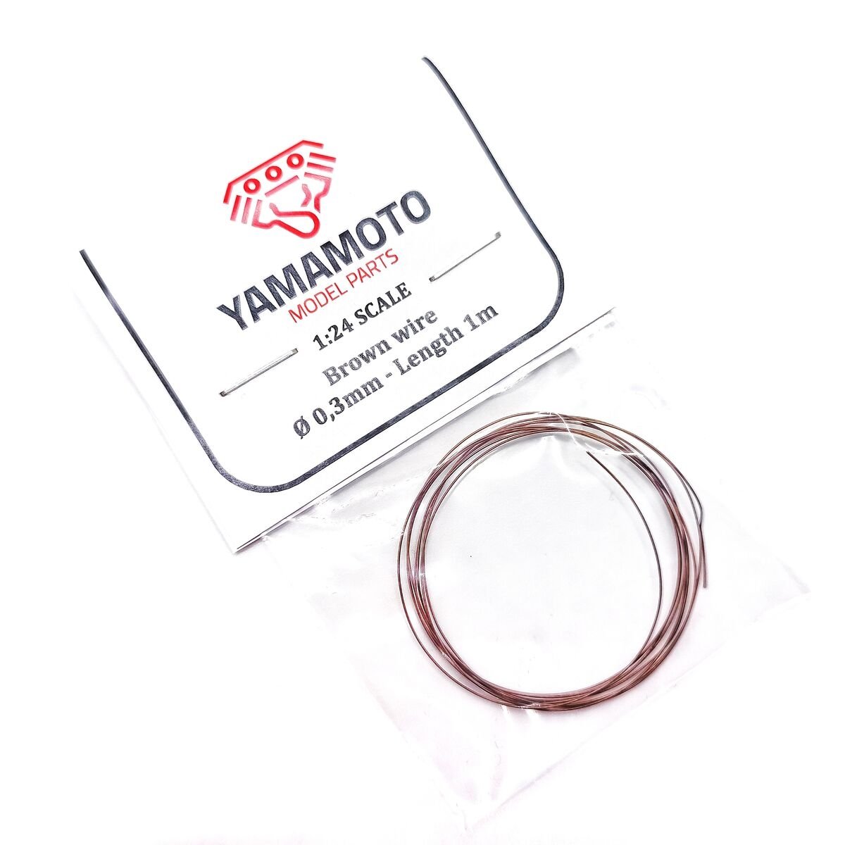 Yamamoto YMPTUN91 Brown wire 0.3mm 1m 1/24