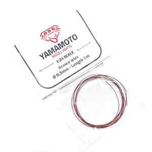 Yamamoto YMPTUN91 Brown wire 0.3mm 1m 1/24