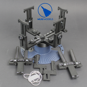 Miju Models JIG-AIR-L-FULL Duży statyw lotniczy Full Set / Large Full Set Aircraft Tripod