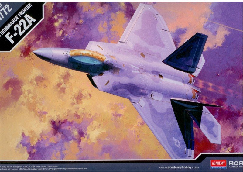 Maquette Academy 12423 F-22 A Raptor (1/72)