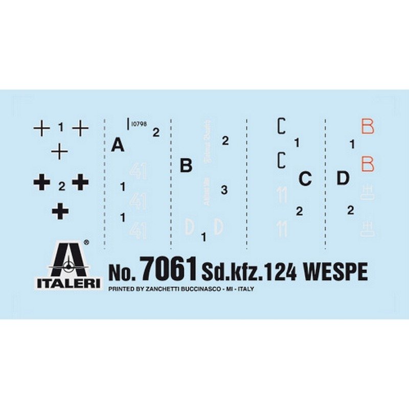 Italeri 7061 Sd.Kfz. 124 “Wespe” 1/72 – Bild 2