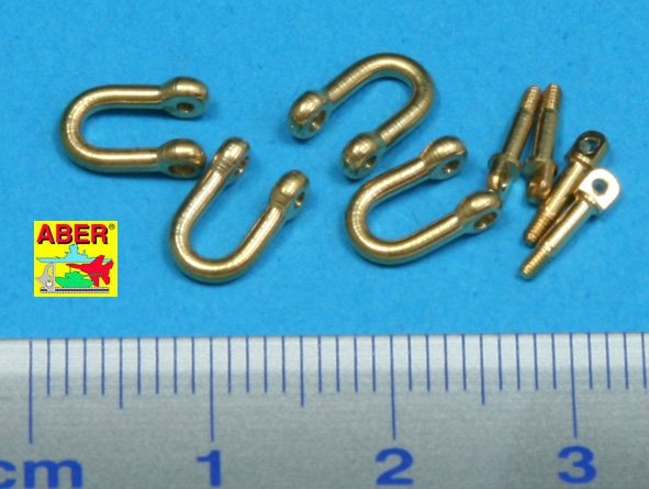 Aber R-13 Late model Shackle for Pz.Kpfw.VI Tiger Ausf.B x4pcs 1/35 – image 2