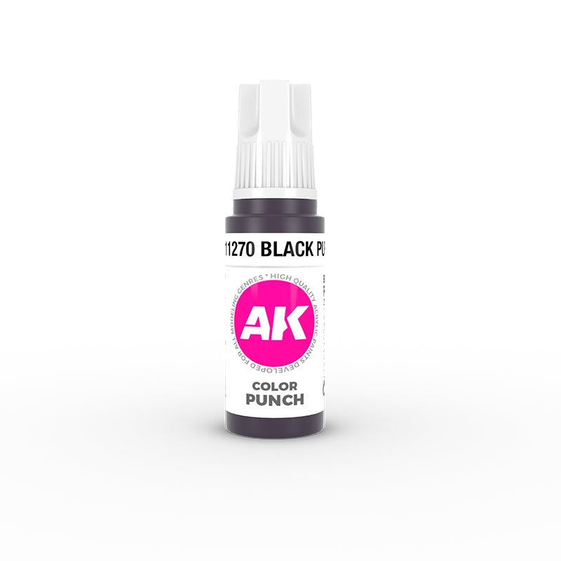 AK Interactive AK11270 BLACK PURPLE – COLOR PUNCH 17ml – Bild 2