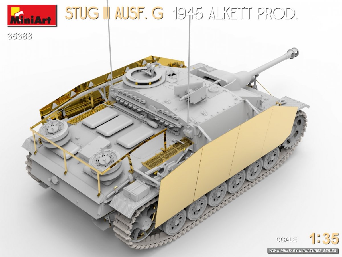 MiniArt 35388 STUG III AUSF. G 1945 ALKETT PROD. 1/35 – image 6