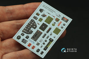 Quinta Studio QD32220 P-40N late 3D-Printed colored Interior on decal paper (Hasegawa/Eduard) 1/32 – obrázek 5