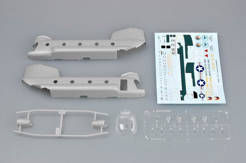 Trumpeter 01621 CH-47A Chinook medium-lift helicopter 1/72 – image 4