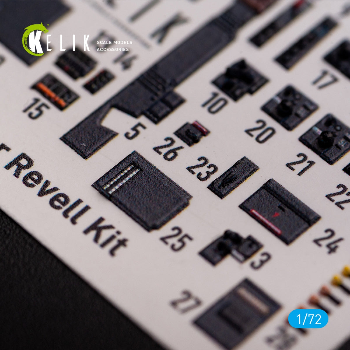 KELIK K72062 Junkers JU 88 A-4 interior 3D decals for Revell kit 1/72 – image 6