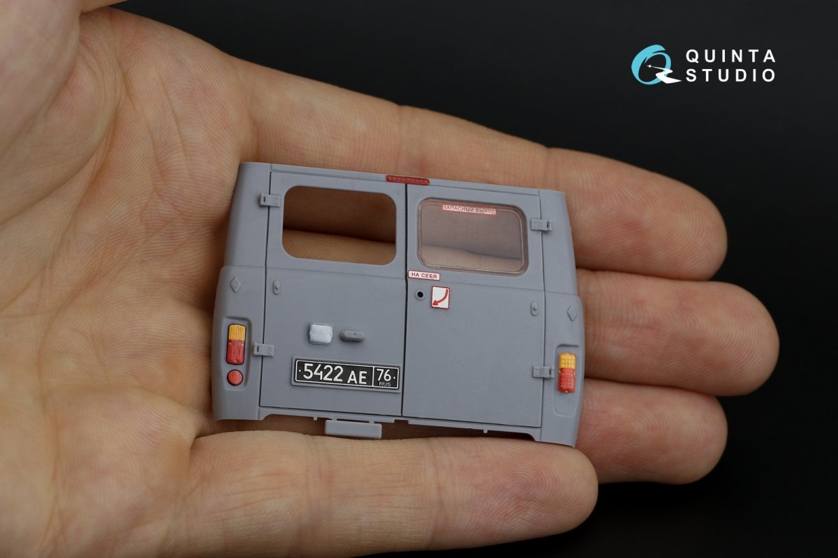 Quinta Studio QD35045 UAZ-3909 Intérieur imprimé en 3D et coloré sur papier décalque (Zvezda) 1/35 – image 10