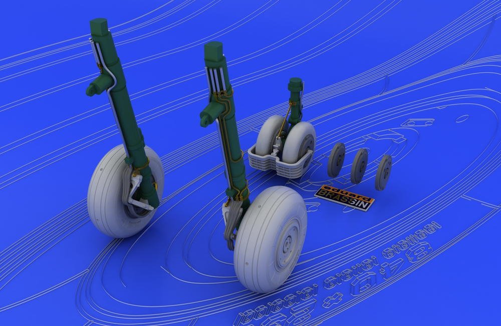 Eduard 648037 MiG-29 wheels 1/48 (Eduard, Academy) – obrázek 2