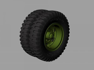 Panzer Art RE35-529 M35&amp;amp;M109 trucks road wheels (Goodyear) 1/35 – image 3